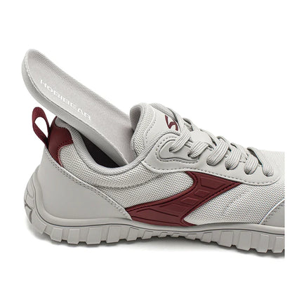 Minimalist Wide Toe Shoes Mens Womens Artificial Leather Running Sneakers Lace Up Lightweight Breathable Walking Shoes