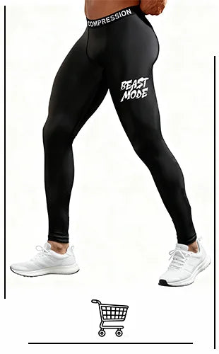 Men's 2 Piece Running Set Quick Dry Sport Shorts with Compression Tights for Gym Fitness Jogging Basketball