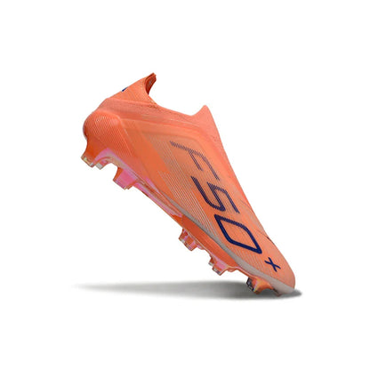 Without-lace Mens Soccer Shoes Football Shoes F50+ TF/FG Football Field Boots Comfortable Non-Slip Training Soccer Sneakers