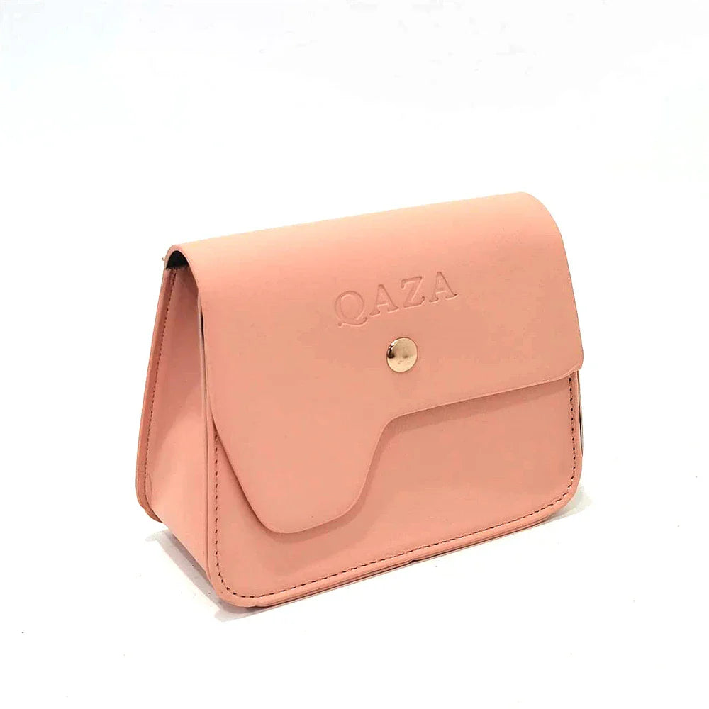 Retro Design!Three-Piece Set Peach Color Patent Leather Bag With Ribbon For Women, Classic High-Heeled Shoes