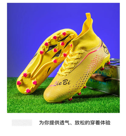 New MenFootball Boots High-quality  Soccer Shoes Professional Outdoor FG/TF Non-Slip Soccer Cleats Training Shoes Ultralight