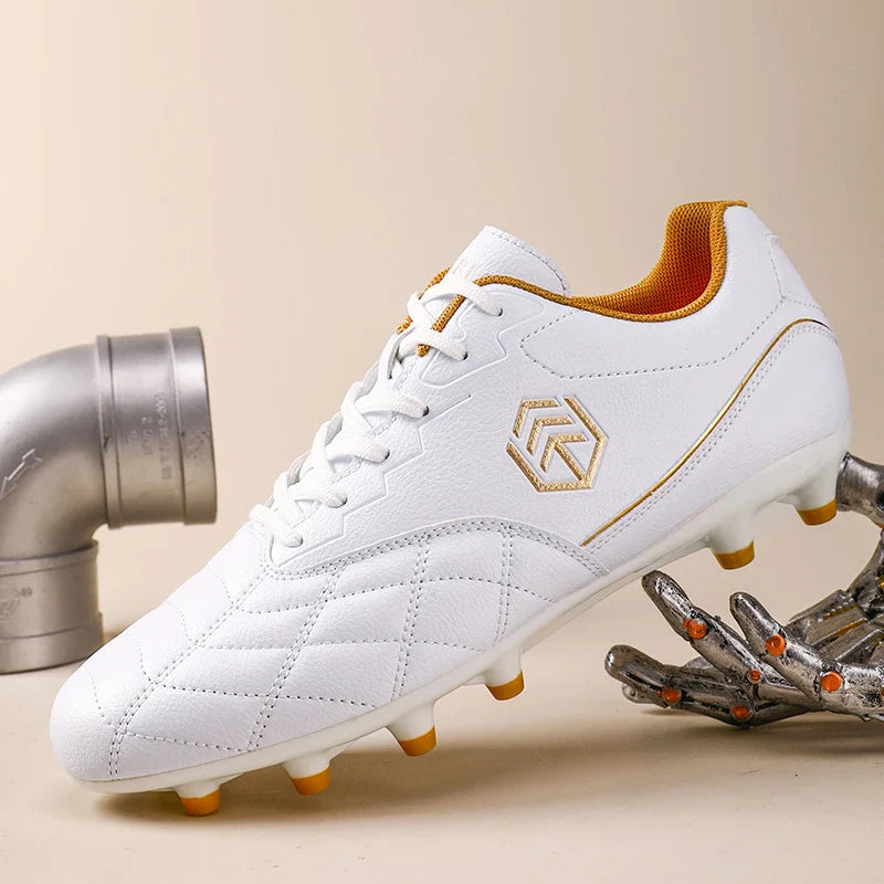 New Men Football Boots Grass Breathable Match Outdoor Sport Soccer Shoes Cleats Long Spikes Comfortable Training Boys Non Slip