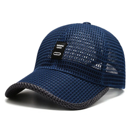 Men's Mesh Baseball Cap Breathable Summer Caps Dad Hat Outdoor Fishing Hats Bone Gorras Snapback Trucker Cap Women hat