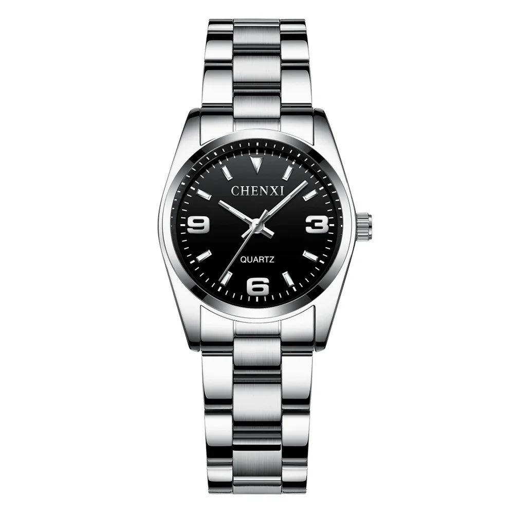 6 Colors Watch Luxury Women's Casual Watches Waterproof Watch Women Fashion Dress Rhinestone WristWatch CX021B