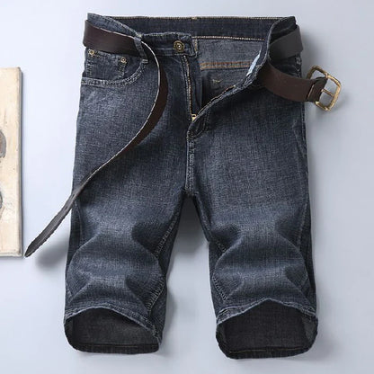 2025 New Blue Fashion Design Men's Jeans Slim Fit Straight Men's Short Jeans Summer Shorts Jeans Men's Jeans Stretch
