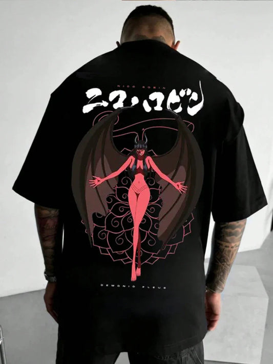 One Piece Printed T Shirts Man Graphic Tee Women Short Sleeved Tee Y2k Clothes Cotton Tops Summer 2025