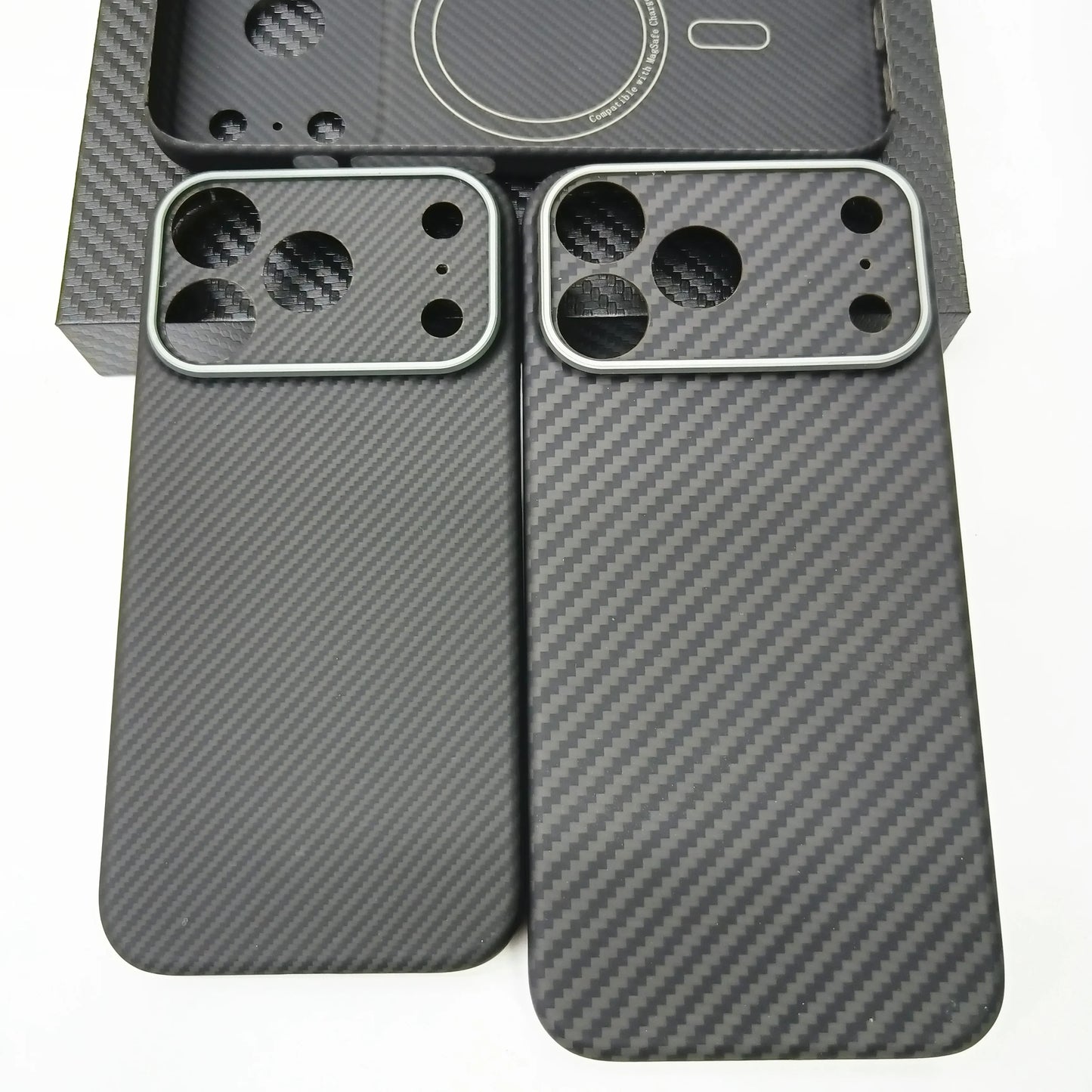 Genuine Aramid Carbon Fiber Mag Safe Magnetic Case For iPhone 17 Pro Max 17Pro Matte Camera Hole Thin Hard Armor Cover