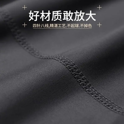 Ensemble de sport de compression pour homme, survêtement de course, fitness, jogging, vêtements d'entraînement, leggings à coupe