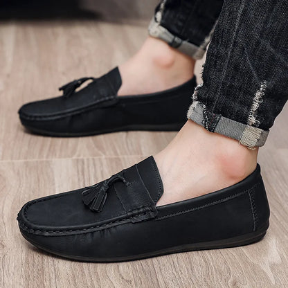 Outdoor Fashion Men's Casual Shoes Comfortable Male Loafers Non-slip Walking Sneakers Breathable Flats Driving Shoes Lazy Shoes