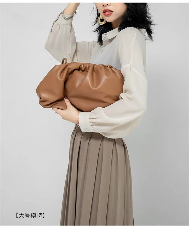 Soft Pu Leather Women Shoulder Bag High Quality Small Cloud Crossbody Bags for Women Fashion Female New Handbags Messenger Bags