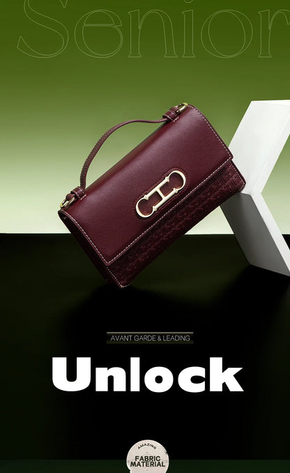 Crossbody Bag Brand Women's Bag Letter Print Leather Compact Elegant Handbag Tote Bag Exquisite Fashion Women's Bag