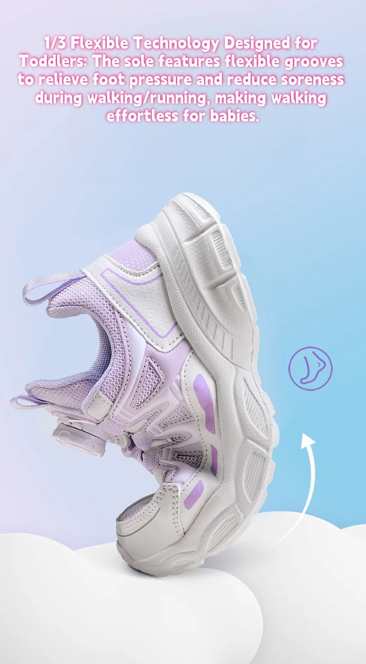 Spring and autumn children's shoes girls' school students leisure sports running shoes basketball children outdoor tennis shoes