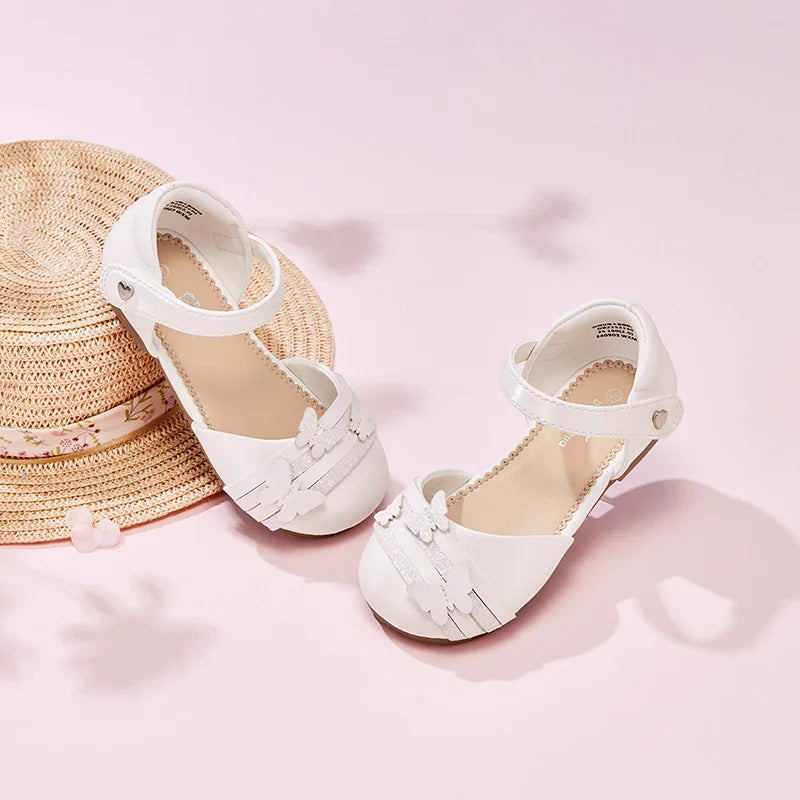 Baby Girls Sandals Summer Lovely Leather Shoes Children's Sweet Pink Princess Shoes Party Outdoor Cool DB2252222