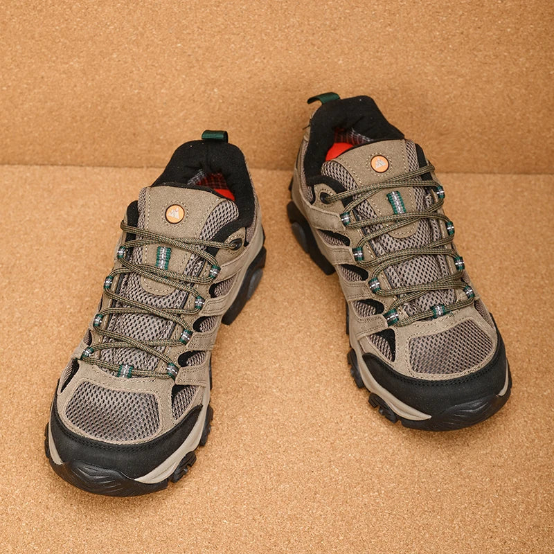 Men Hiking Shoes Designer Climbing Trekking Sneakers for Men Leather Outdoor Sports Work Man Shoes Run Shoes