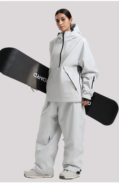 2025 Women's & Men's Slim Fit Ski Suit Set - Thermal Insulated Waterproof Snowboard Jacket & Pants for Outdoor Sports