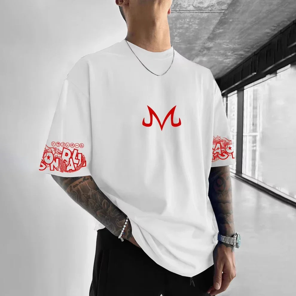 Printed T-shirt Men's 2025 Autumn/Winter New Japanese Harajuku Loose Parent Child Short Sleeve Top