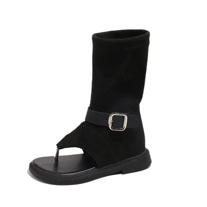 Children Casual Sandals for Girls 2025 Summer New Fashion Korean Style Soft Bottom Anti-slippery Versatile Trend Cool Flip Flops