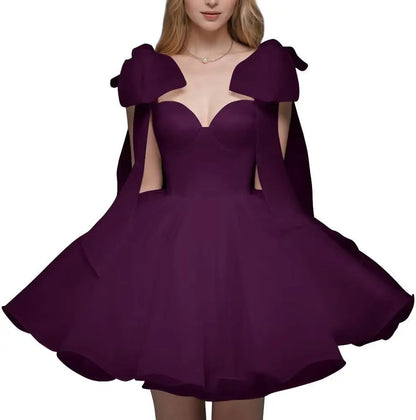 Short Wedding Dresses for Bride Organza Sweetheart 2026 Ball Gown for Women Puffy Homecoming Dresses Party Evening Dresses