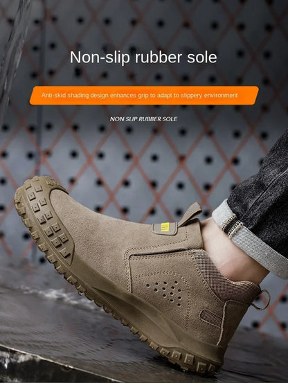 Insulation Men Work Boots Puncture-Proof Safety Shoes Steel Toe Welder Protective Shoes Indestructible Shoes Work Shoes Sneakers