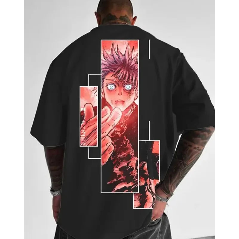 Printed T-Shirt Men's and Women's 2025 Summer New Japanese Loose Casual Parent-Child Short Sleeve Top