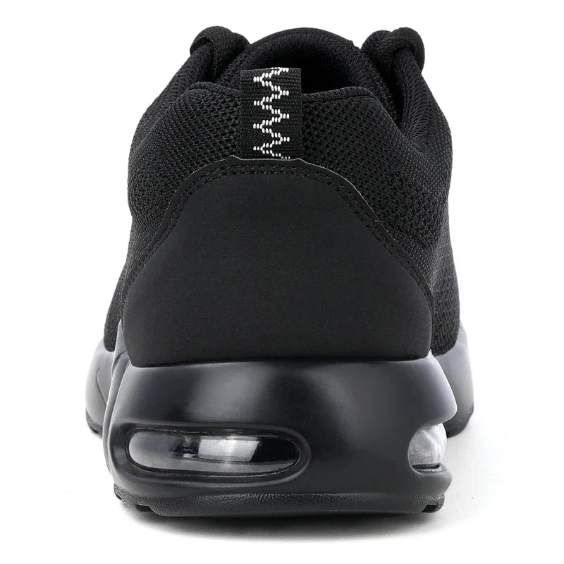 Air Cushion Work Safety Shoes For Men Breathable Work Sneakers Steel Toe Shoes Women & Man Anti-puncture Safety Protective Shoes