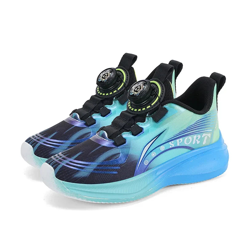 Kids Sneakers Breathable Student Boys Basketball Sports Shoes for Children Outdoor Training Trendy Tennis Size 28-39
