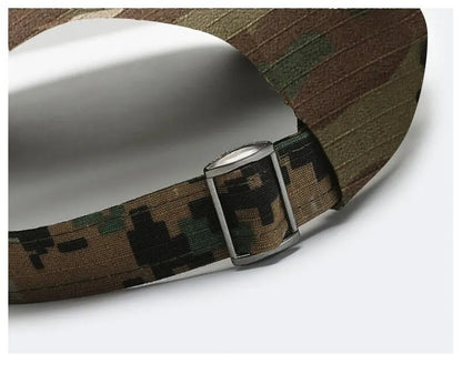 American Flag Camouflage Sticker Embroidered Baseball Cap Net Hat Men's Outdoor Velcro Cap