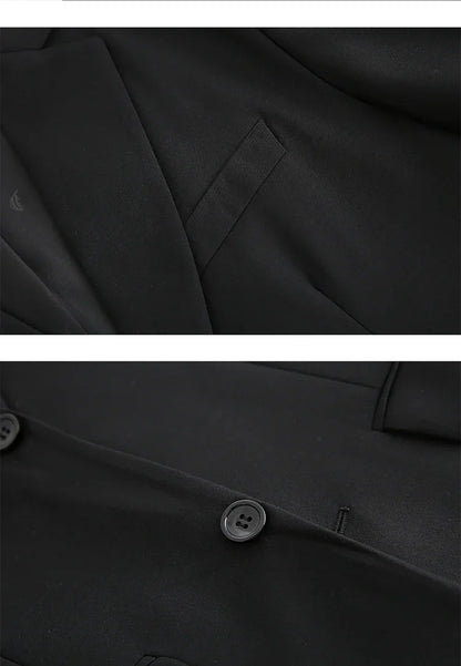 S-7XL Suit New (Blazer+ Vest + Pants) Korean Version of Slim-fit Work Clothes Fashion Business Men Casual Wedding Gentleman Suit