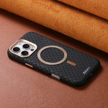 For Magsafe Magnetic Solid Color Triangle Pattern Phone Case for iPhone 17 Pro Max 15 13 14 16 Pro Max Bumper Back Cover