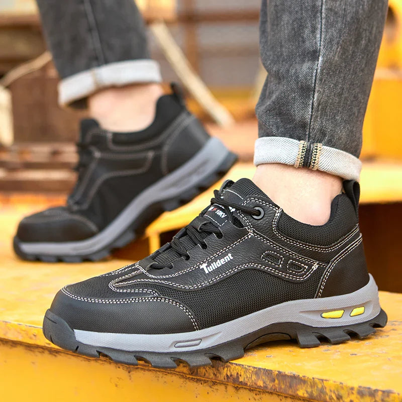 Safety shoes, anti smashing and anti stabbing work shoes, men's protective shoes, lightweight and comfortable protective boots