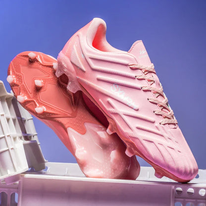 Double Star 2026 New Football Shoes, AG Long Stud for Kids, Primary Students, Teenagers and Adults, Professional Match & Trainin