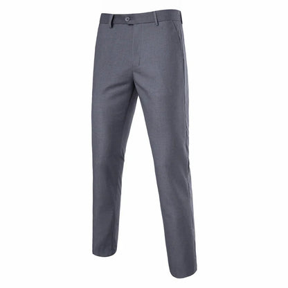 Mens Dress Pants Slim Fit Slacks for Men Business Casual Formal Pants Wedding Plain Men's Wrinkle-Resistant Dress Pant Party