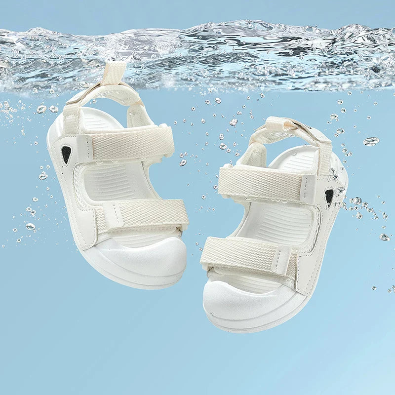 Cheerful Mario Summer Cute Outdoor Sandals for Kids Walking and Travel