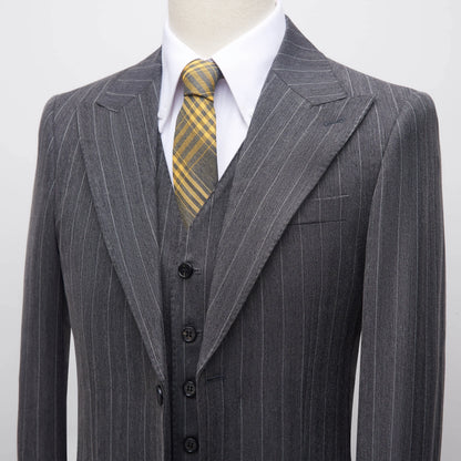 Trajes Musculosos para Noivos 2025 Tamanhos EUA Alfaiataria 3D Italiana TR para Ombros Largos Conjunto de Casamento e Negócios com Calças Ajustáveis