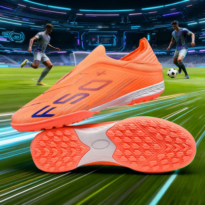New Men's Football Boots Grass Cleats Futsal Comfortable Turf Soccer Shoes Sport Ultralight Fg Non Slip Indoor Adult Non-Slip