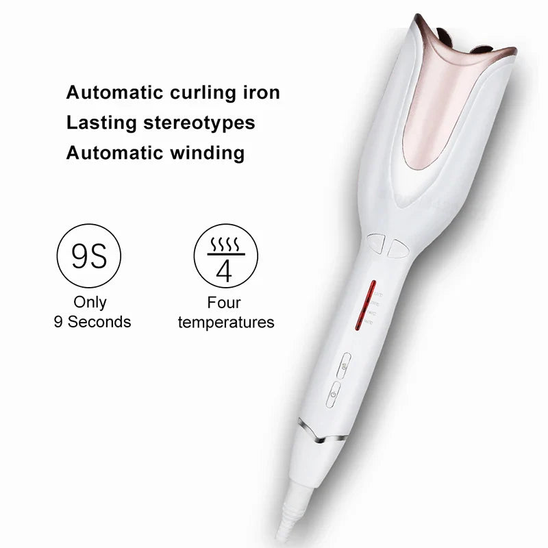Auto Hair Curling Iron Ceramic Rotating Air Curler Air Spin Wand Styler Curl Machine Magic Hair Curler