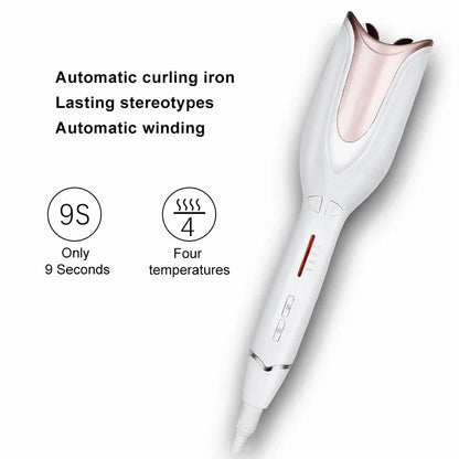Auto Hair Curling Iron Ceramic Rotating Air Curler Air Spin Wand Styler Curl Machine Magic Hair Curler