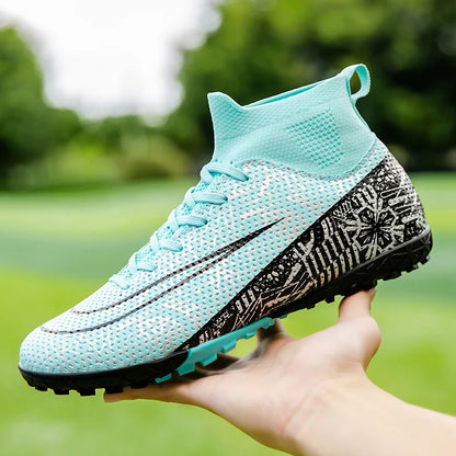 Hot-Selling Football Boots Men's Soccer Cleats TF/FG Wear-Resistant Training Shoes Outdoor Non-Slip Sneakers Size33-46