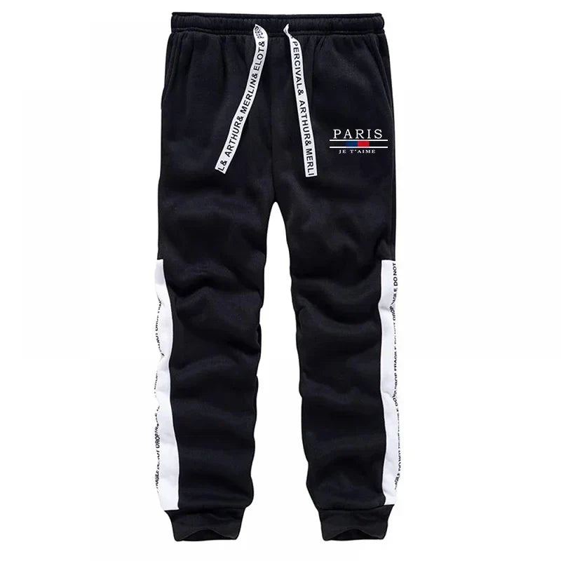 Autumn Winter Mens Tracksuit Print Casual Sweatshirts Sportswear Outdoors Sports Jogging Mens Clothing Single Piece Hoodie Pants