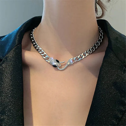 Heart Shape Pendant Necklaces Silver Color 5A Cubic Zirconia Minimalist Style Clavicle Chain Women And Girl Jewelry