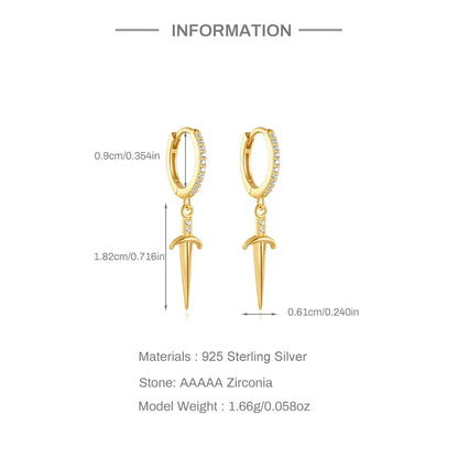 925 Sterling Silver luxury leaf Design zircon Charms hoop earrings for women Shiny Zircon Wedding Party jewelry gift plata
