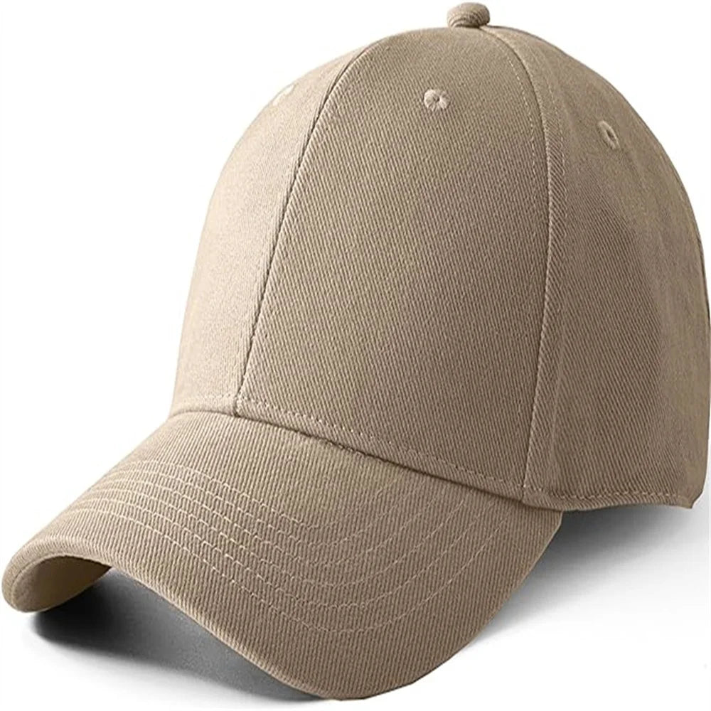 Korean Wave Solid Baseball Hat for Men and Women Fashion Versatile Casual Sports