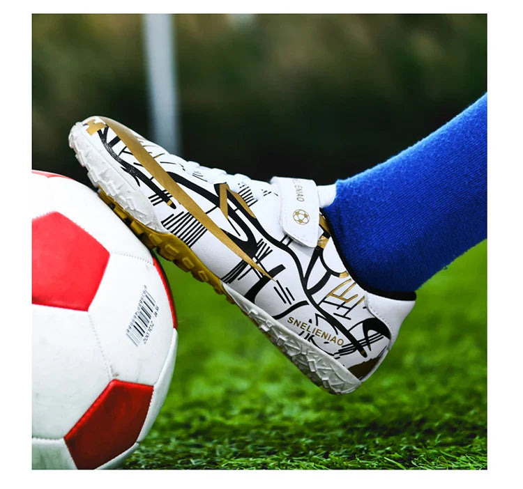Hot TF/AG Kids Football Shoes Original Child Soccer Shoes Indoor Training Football Field Boots Children‘s Soccer Cleats Sneaker