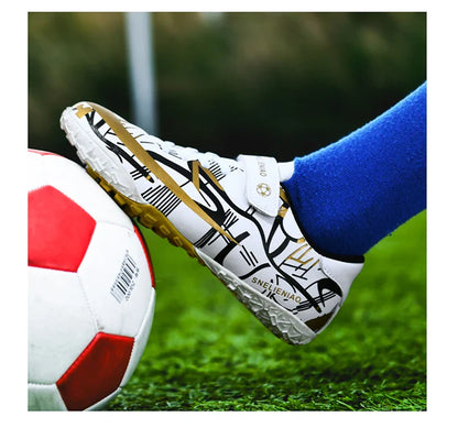 Hot TF/AG Kids Football Shoes Original Child Soccer Shoes Indoor Training Football Field Boots Children‘s Soccer Cleats Sneaker
