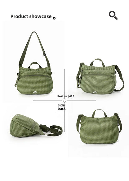 Nylon Cloth Daily Commute Messenger Bag Lightweight Hand Bag Sports Shoulder Bag Casual Anti-splashing Messenger Bag