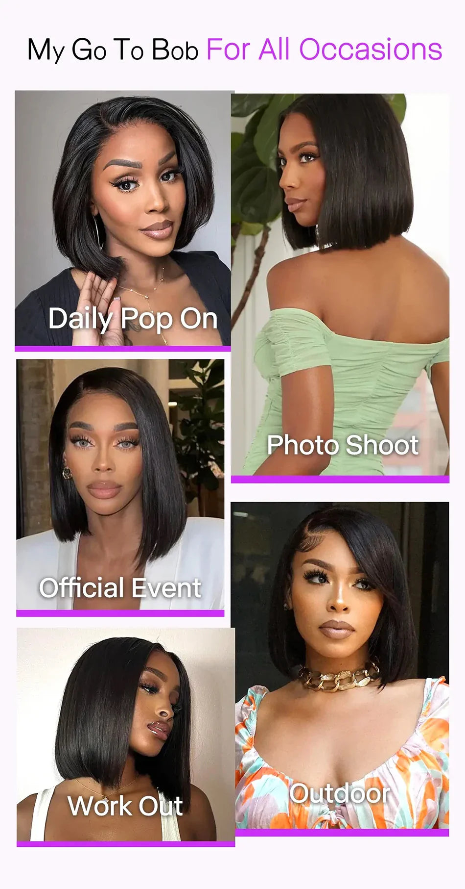 Bone Straight Short Bob Wigs Glueless Lace Front Human Hair Wigs 13x4 HD Transparent Lace Frontal Wig for Women Pre Plucked 250%