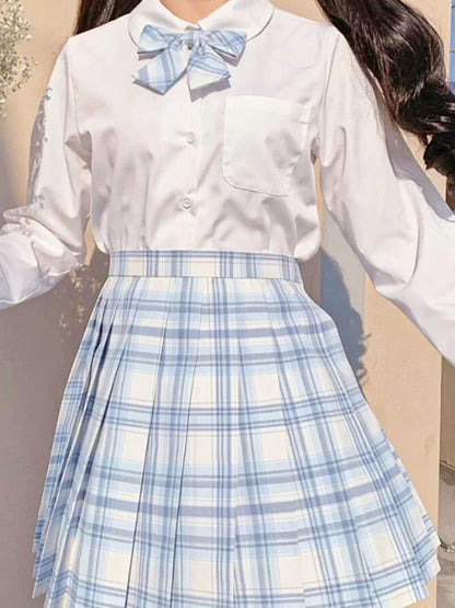 Plaid Women Pleated Skirt Bow Knot Summer High Waist Preppy Girls Dance Mini Skirt Cute A Line Harajuku Sexy Japan Faldas
