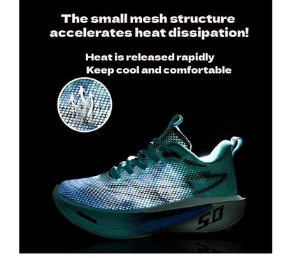 Single net children's shoes, boys' sports shoes, breathable girls' running shoes and outdoor basketball shoes in summer