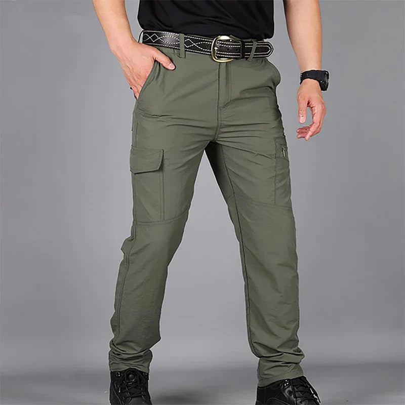 Summer Military Tactical Pants Quick Drying Cargo Men Waterproof Casual Wear resistant Multi-pocket Outdoor Hiking Trousers