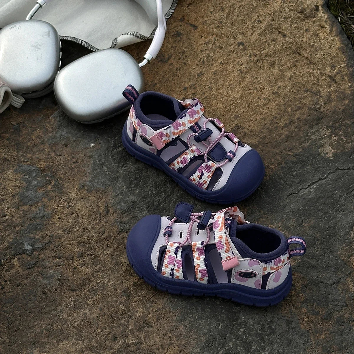 Children Mountain Functional Outdoor Breathable Sports Sandals Summer Baby Candy Color Anti-kick Sandals Boys Girls Beach Shoes